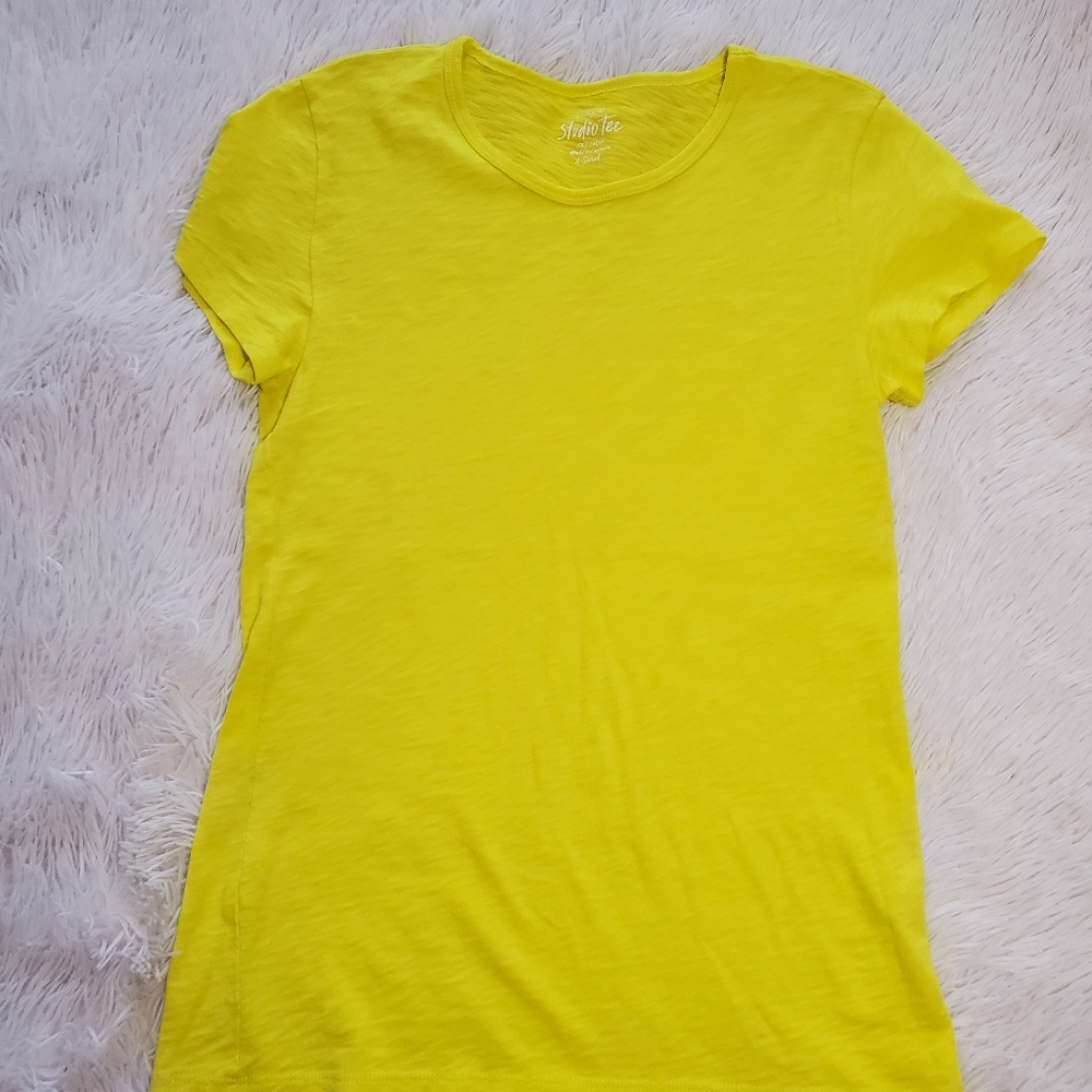 J-Crew Yellow shirt
